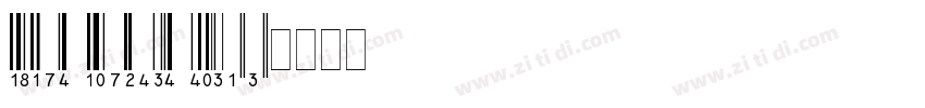 Libre Barcode EAN13字体转换